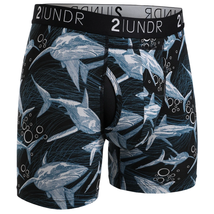 2UNDR Day Shift Boxer Briefs: Great White Comfort, All Day Confidence.